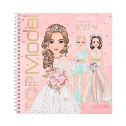 Libro con stickers Top Model - Dress me up Wedding