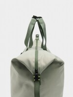 Bolso De Fin De Semana De Nylon gris