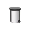 PAPELERA TACHO ACERO INOXIDABLE TRAMONTINA 12LTS PLATEADO