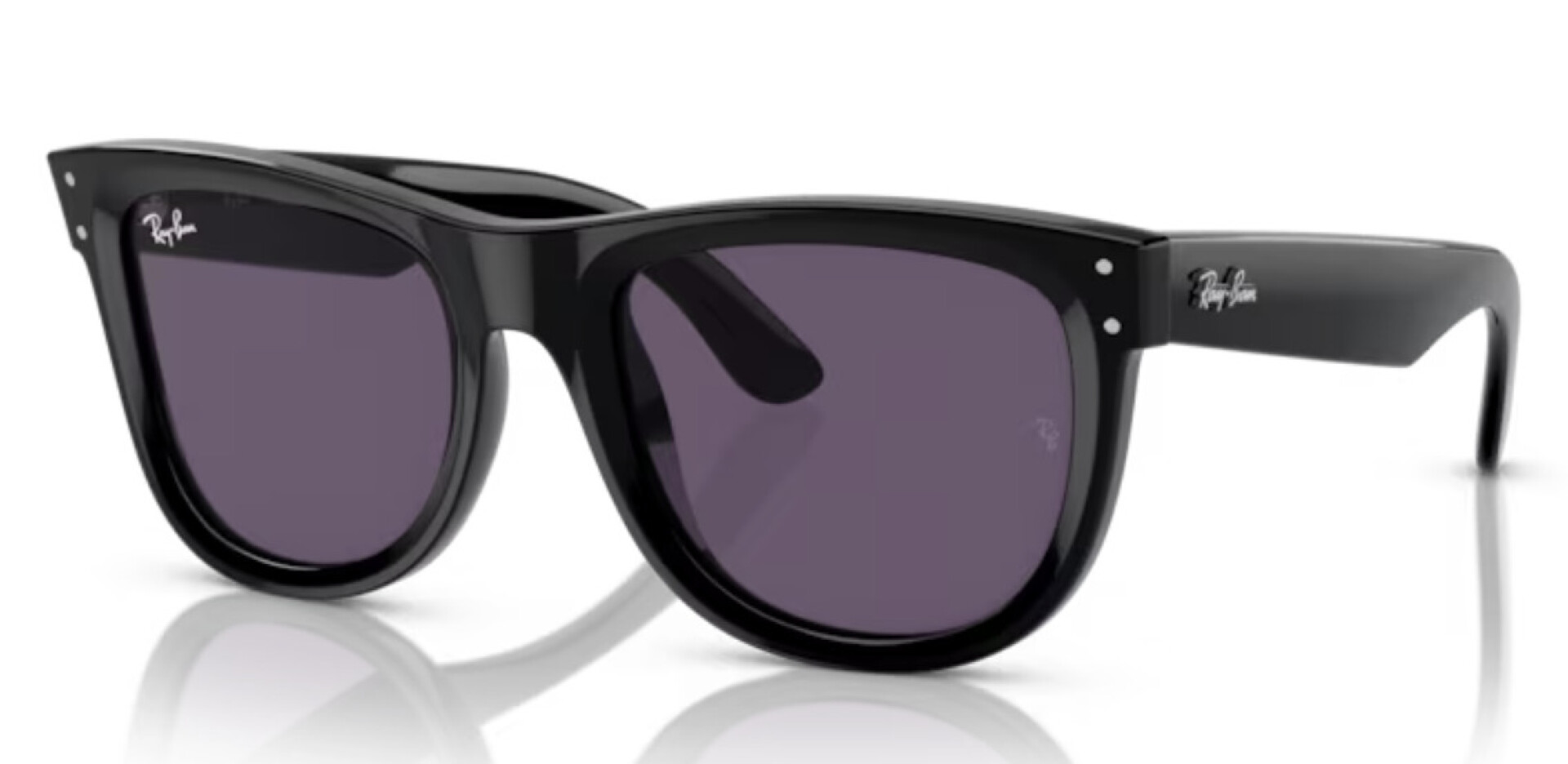 Ray Ban Wayfarer - Negro y Cristales Violeta 
