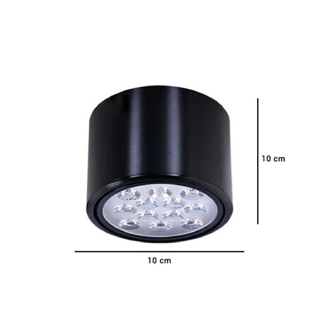 Roma 12W Luminaria Roma Exterior 12W Negro