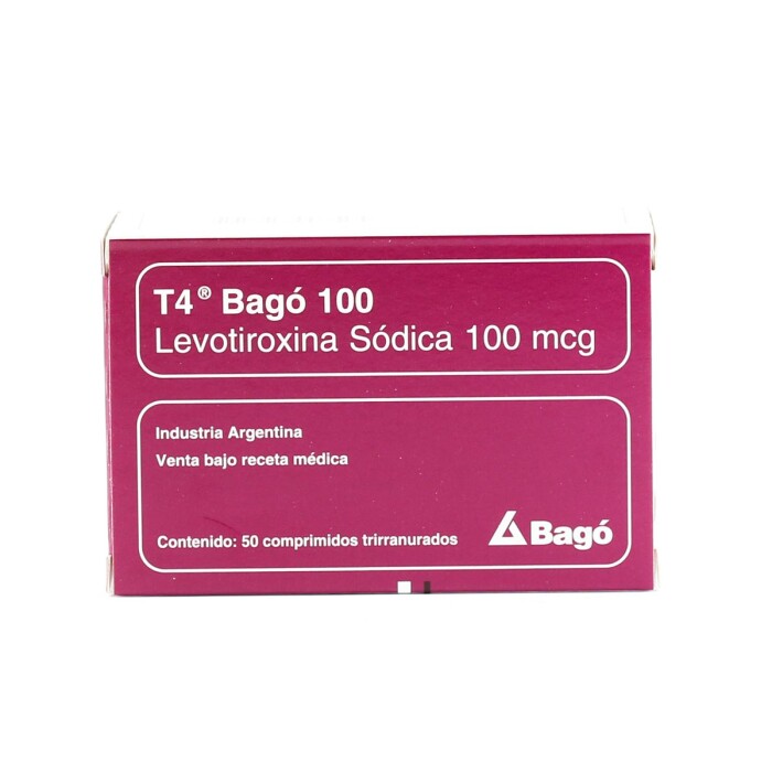 T4 BAGO 100 MCG. CJ X 50 COMPRIMIDOS única