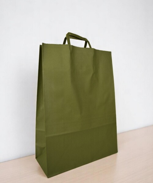 Bolsa lisa acuario 30x12x41 cm VERDE CARDAMOMO