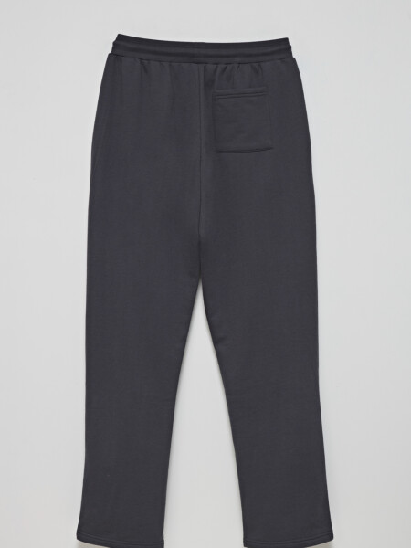 Pantalón deportivo recto Gris Oscuro