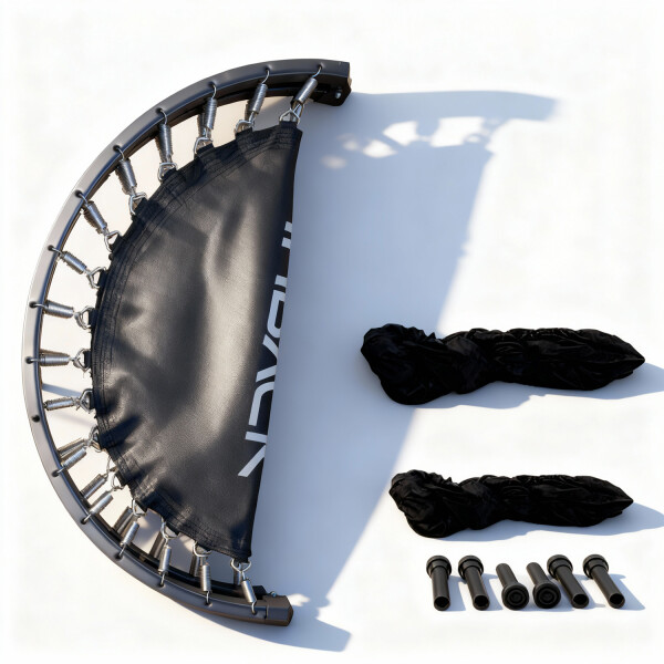 Mini Trampolin Plegable Cama Elástica Saltarín Fitness 102 Cm IMBACK Color Negro Mini Trampolin Plegable Cama Elástica Saltarín Fitness 102 Cm IMBACK Color Negro