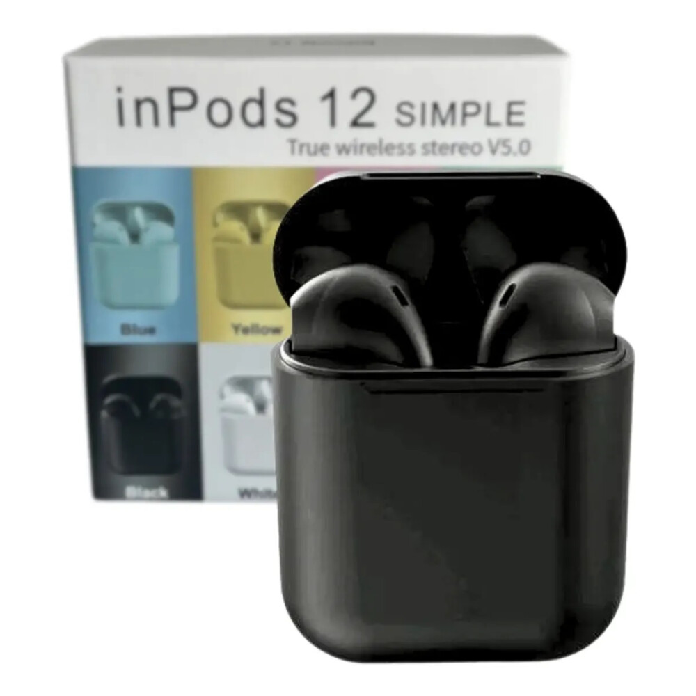 Auriculares Inpods 12 Simple NEGRO