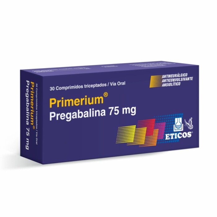 PRIMERIUM 75MG CJ X 30 COMPR TRIPCETADO única
