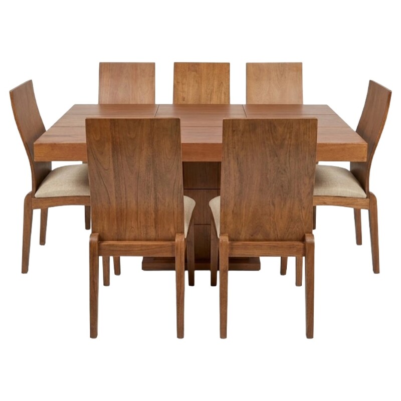 JUEGO COMEDOR PLA 6 PUESTOS - BEIGE 305531/SE (CD) Unica