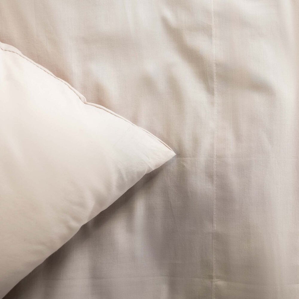 JUEGO DE SÁBANAS 1 PLAZA ALGODON NATURAL-BEIGE COTTON BASIC 180 HILOS BEIGE