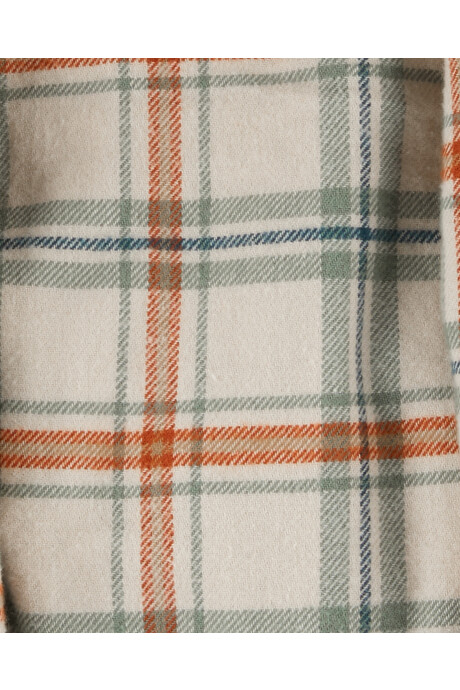 Campera de lona con forro de franela Sin color