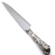Cuchillo cabo de plata, hoja Trento stainless steel. Usado Cuchillo cabo de plata, hoja Trento stainless steel. Usado