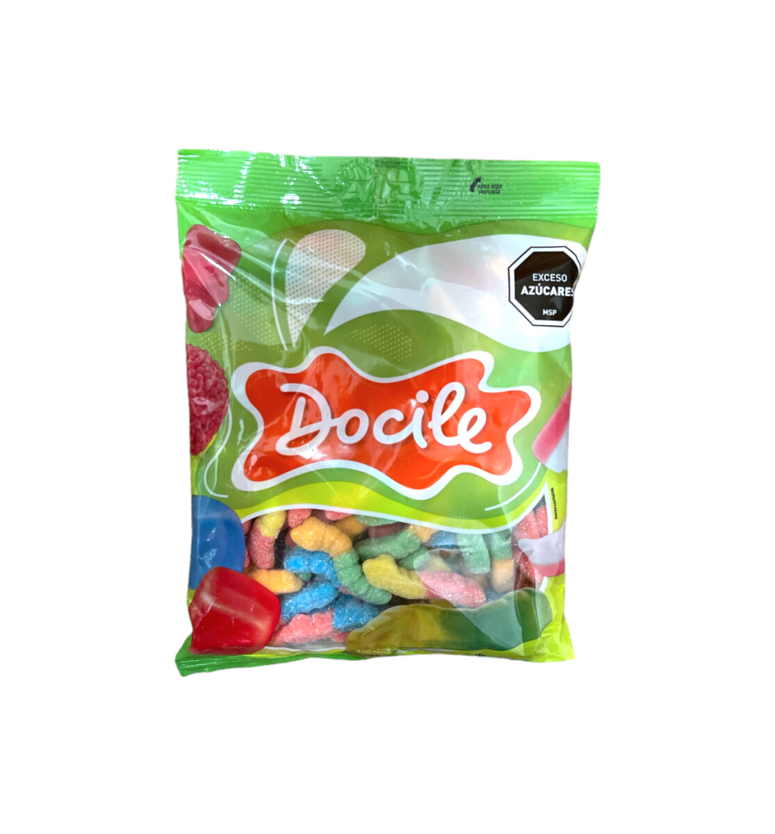 Gelatina Docile 500 grs - Gusano Ácido 