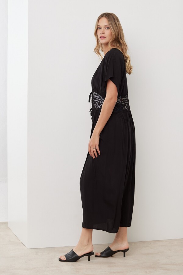 Kaftan Puntilla NEGRO