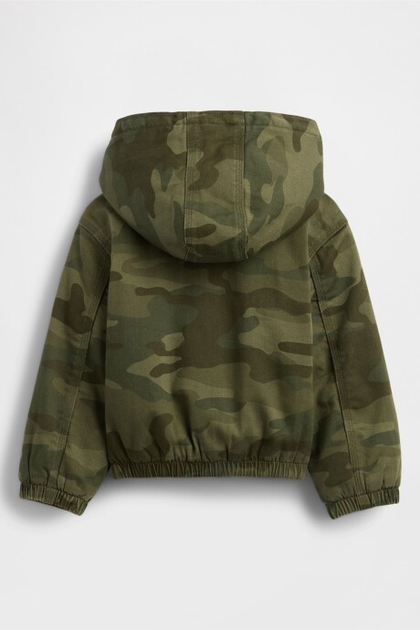 Campera Con Corderito Toddler Niño Camo