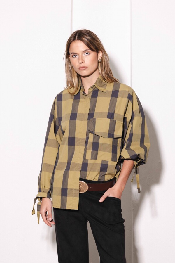 Camisa Balloon Verde