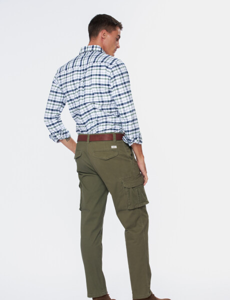 PANTALON CARGO Verde