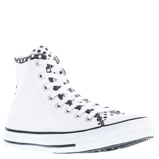 Championes de Mujer Converse - All Star Chuck Taylor AS Hi Blanco - Negro