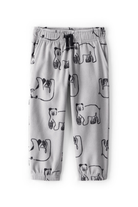 Pantalón de micropolar, diseño osos polares Sin color