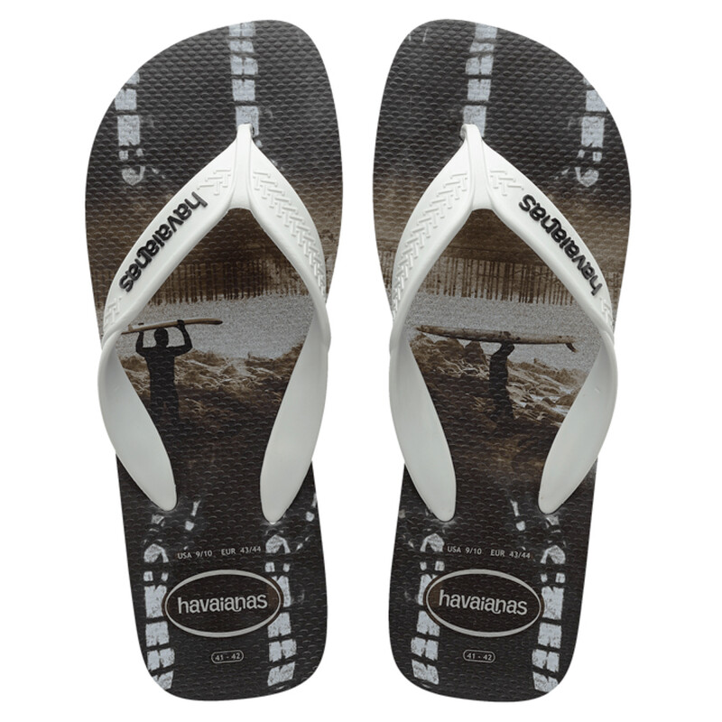 Sandalia de Hombre Havaianas Havaiana Surf Negro - Blanco - Negro