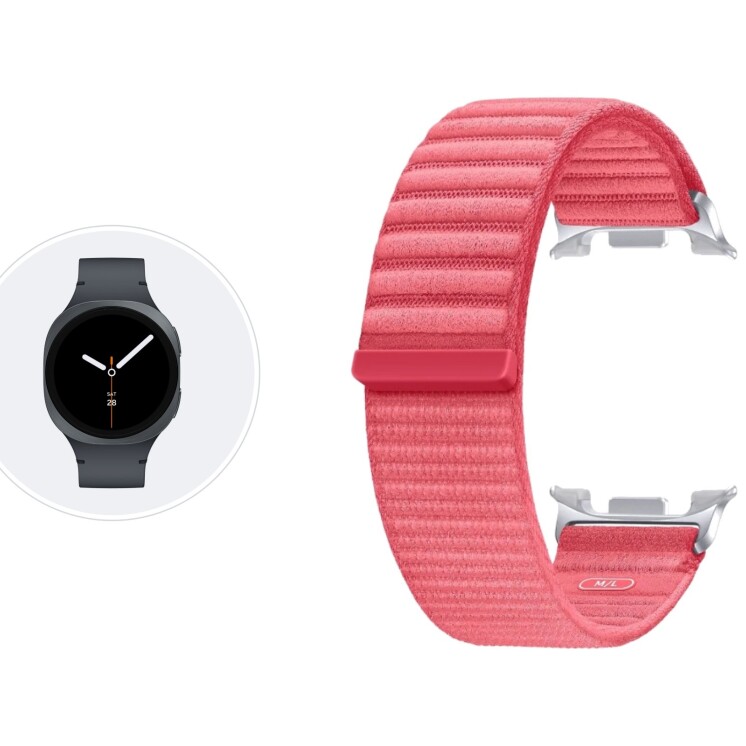 Correa Samsung Fabric Band (M/L) para Galaxy Watch8 Red