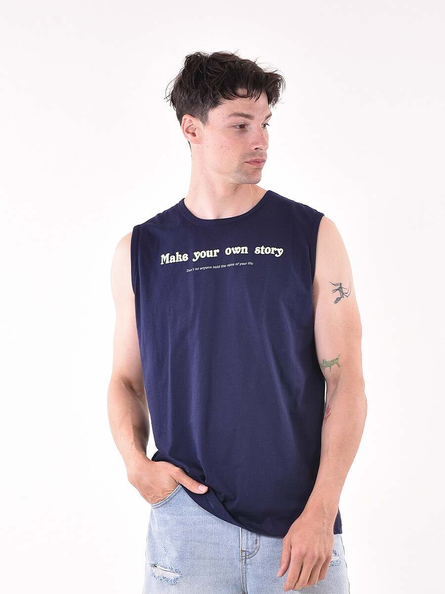 MUSCULOSA RONI - AZUL OSCURO 