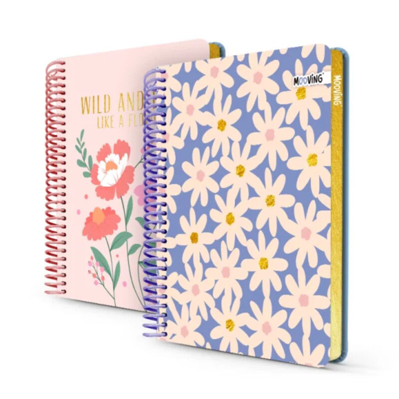Cuaderno premium Mooving Garden chico 96 hojas Cuaderno Premium Mooving Garden Chico 96 Hojas