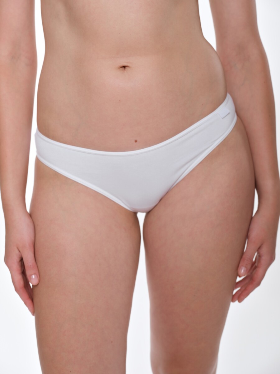 Bikini cotton club - Blanco 