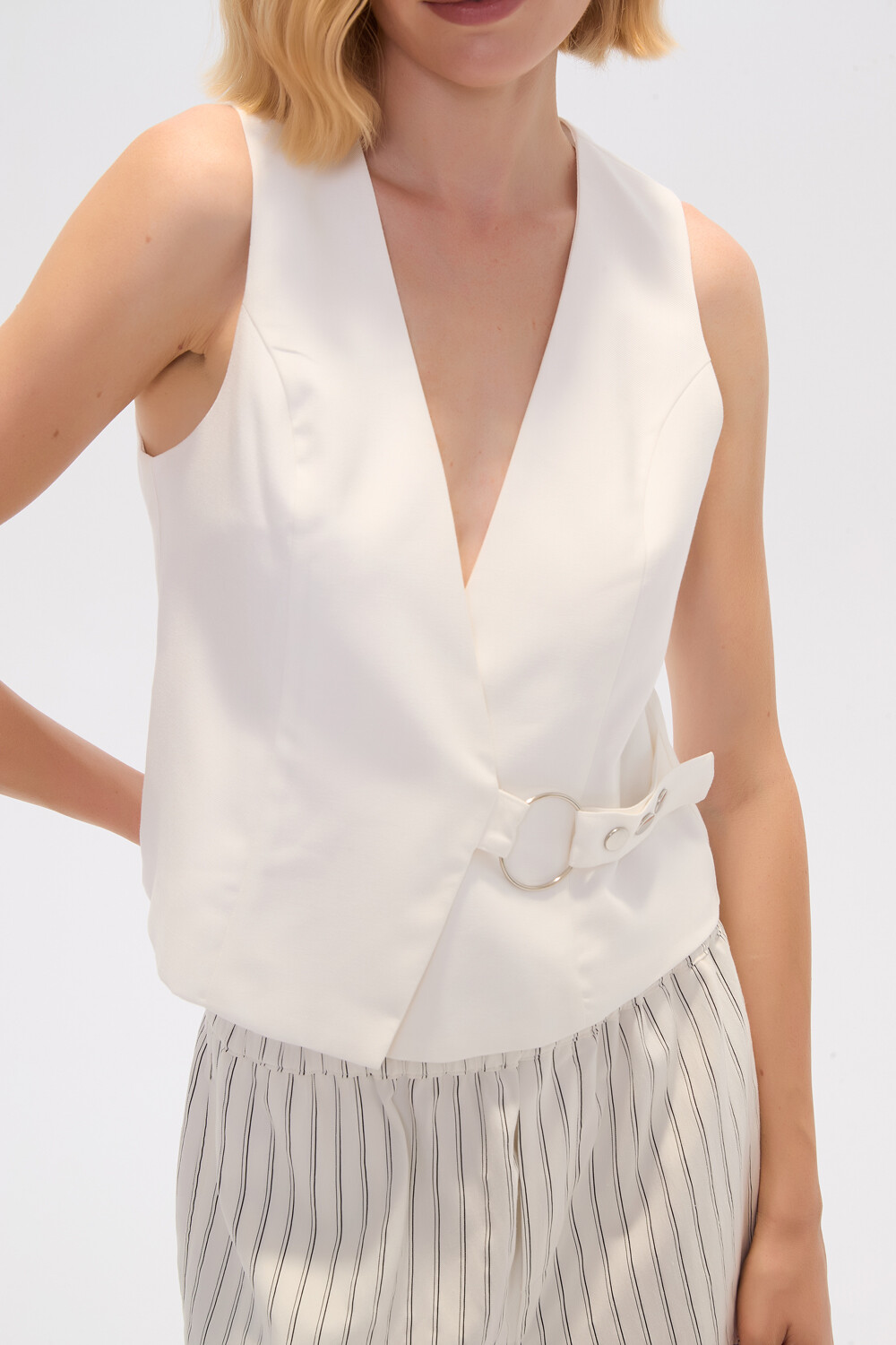 Chaleco Funchi Marfil / Off White