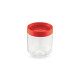Frasco hermético plástico 600ml ROJO