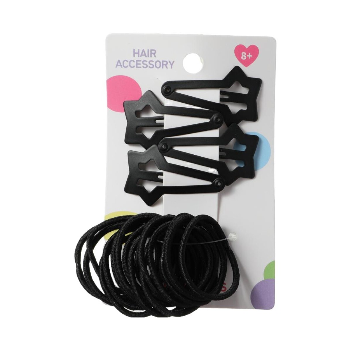 Set accesorios de cabello 20pcs - negro 