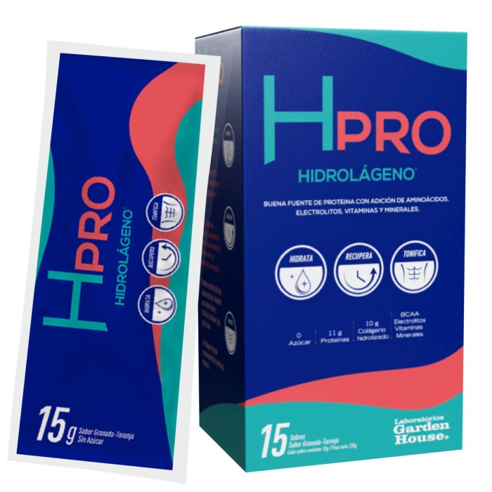 HIDROLAGENO HPRO CJ X 15 SOBRES única