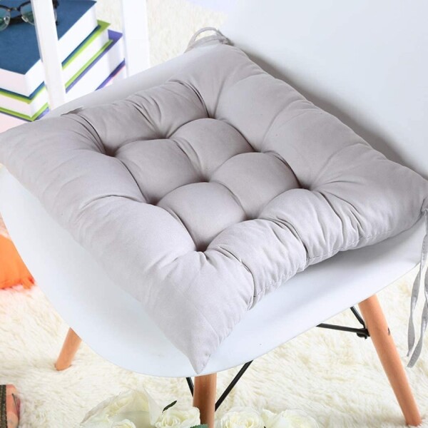 Almohadon Cuadrado Para Silla Eames Butaca Auto Colores Variante Gris