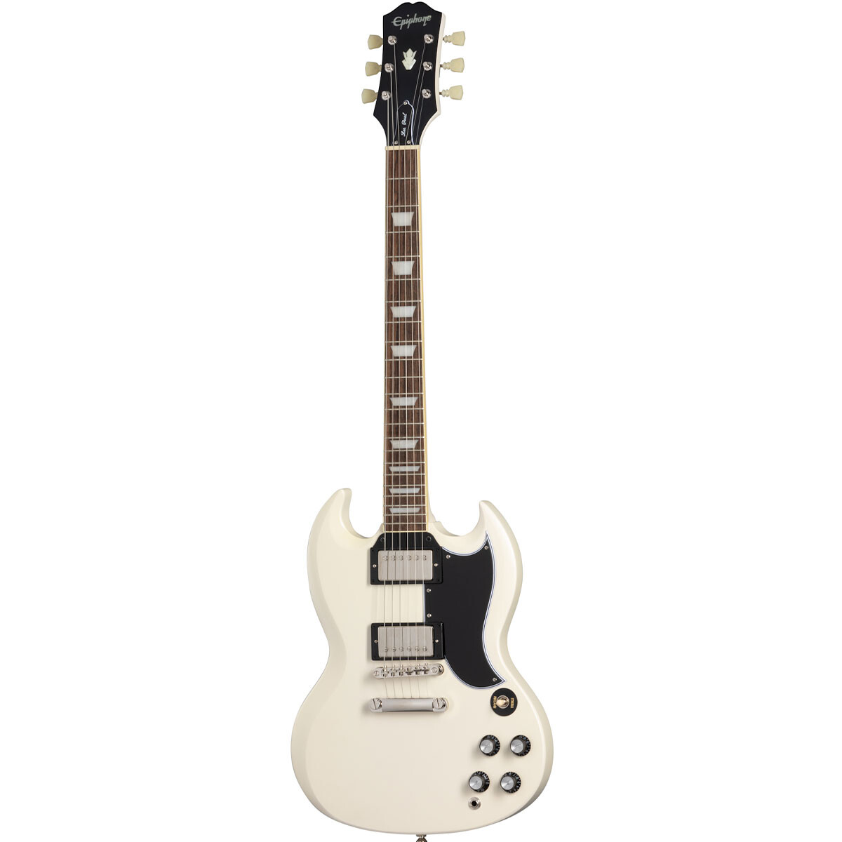 GUITARRA ELECTRICA EPIPHONE 1961 SG AGED CLASSIC WHITE CON ESTUCHE 