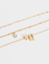 Collares Cortos De inicial Collar Corto De Inicial "n" - Dorado