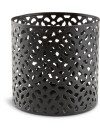Portavelas ERLAND Ø6xA6cm negro Portavelas ERLAND Ø6xA6cm negro