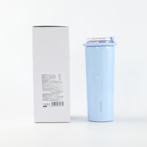 VASO TÉRMICO PARA CAFÉ SERIE MACARON (500 ML/AZUL) VASO TÉRMICO PARA CAFÉ SERIE MACARON (500 ML/AZUL)