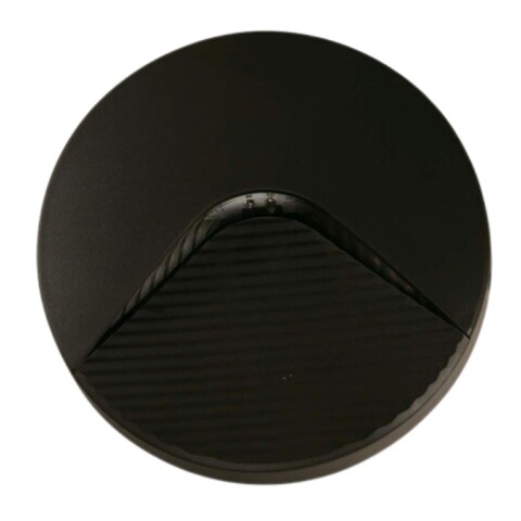 APLIQUE ESCALERA 2W REDONDO NEGRO 3000K APLIQUE ESCALERA 2W REDONDO NEGRO 3000K