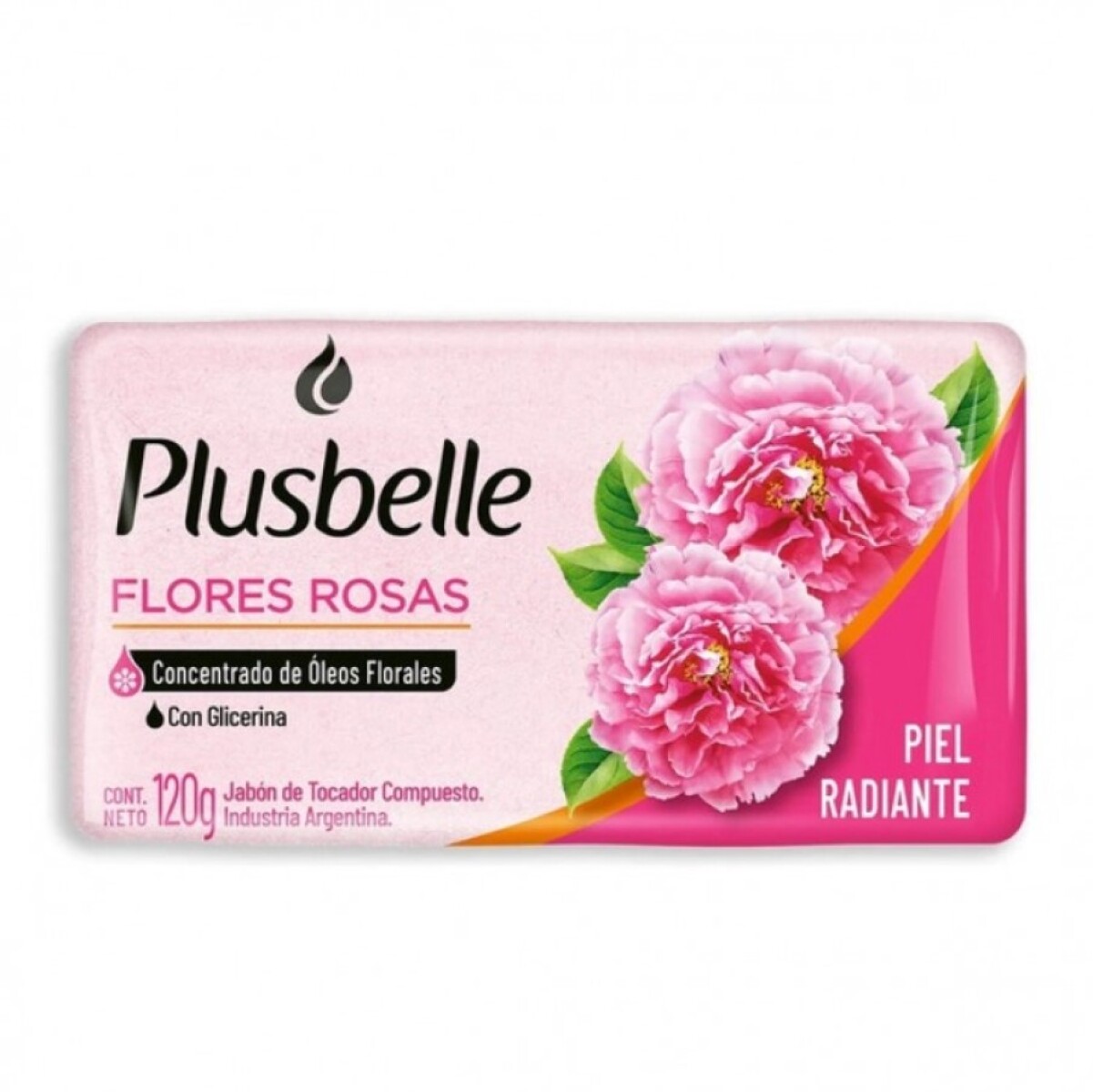 PLUSBELLE JABON FLORES ROSAS X 120G 