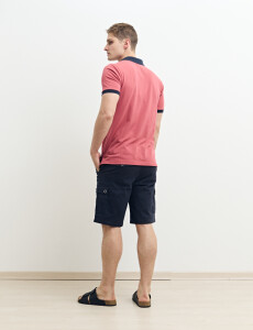 520753 REMERA HARRINGTON LABEL Coral