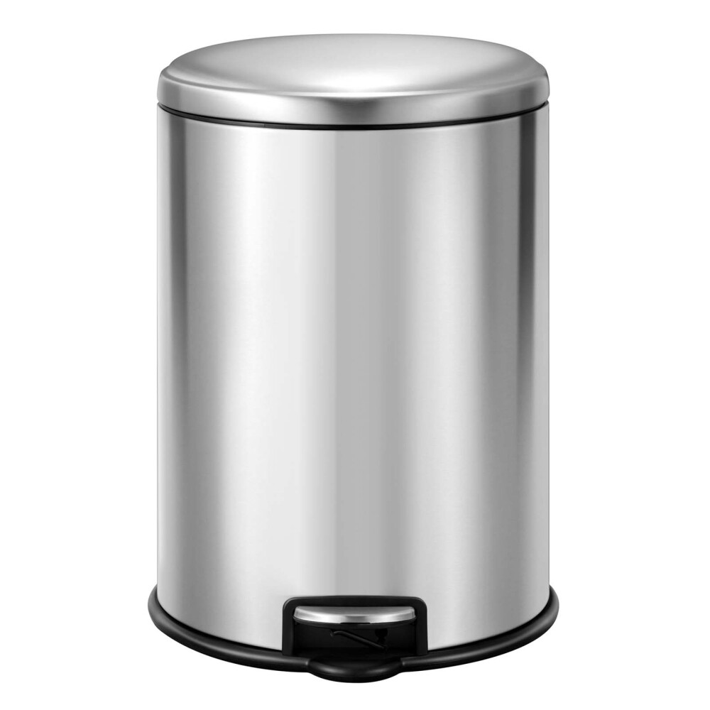 PAPELERA ACERO-INOXIDABLE GRIS EK9118MT