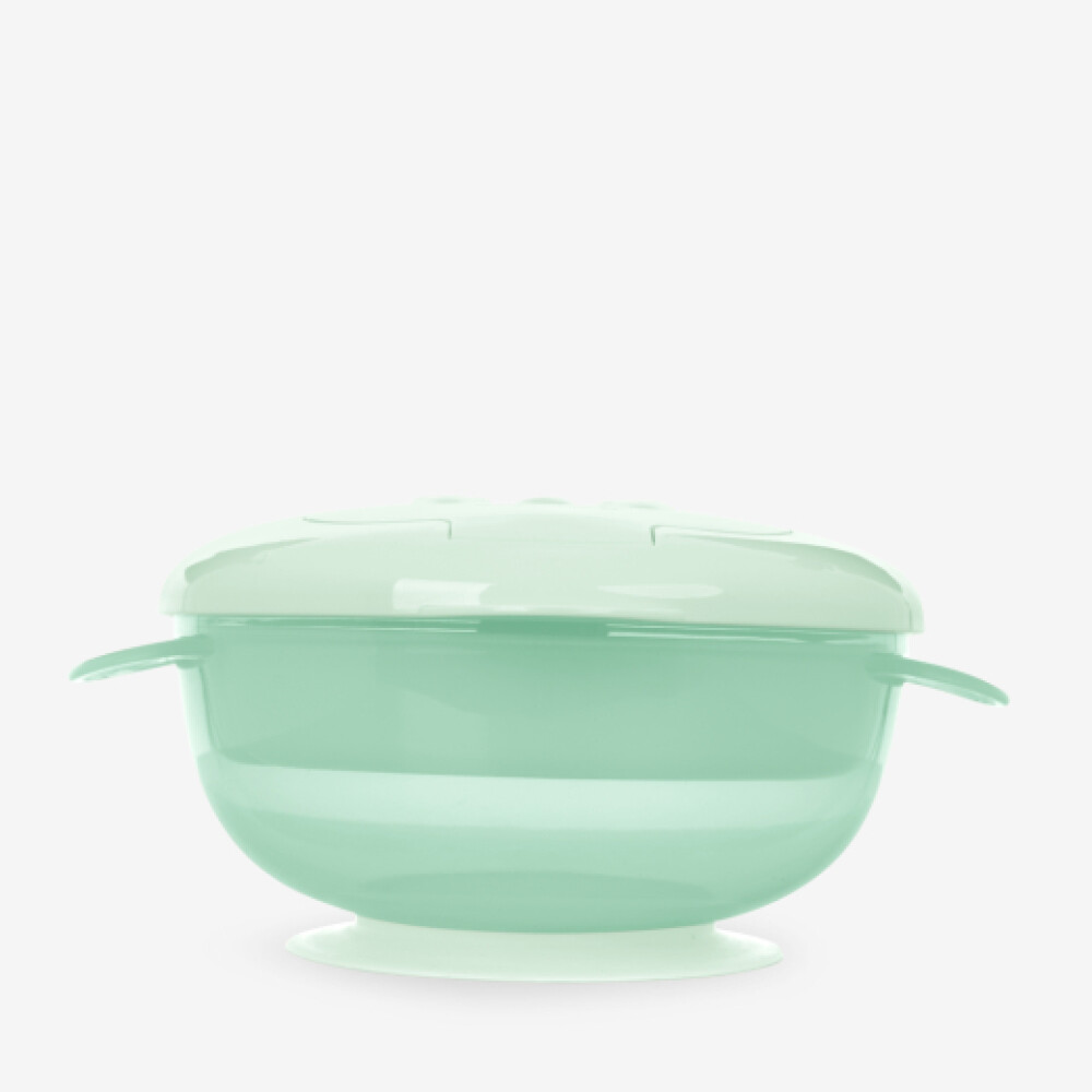 Bowl 4 en 1 KIKKABOO verde transparent