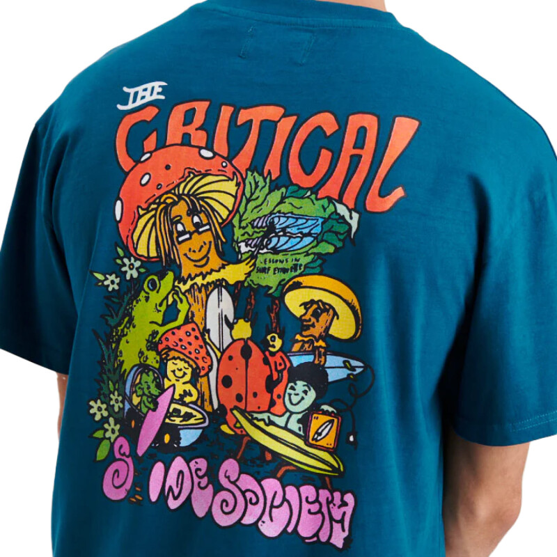 Remera Critical Slide Etiquette - Azul Remera Critical Slide Etiquette - Azul