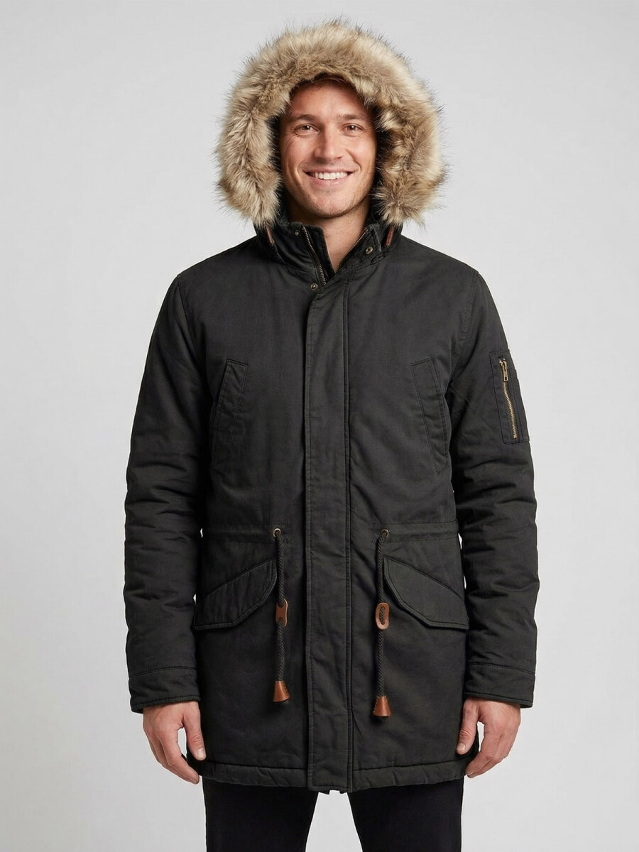 PARKA CATEDRAL - NEGRO 