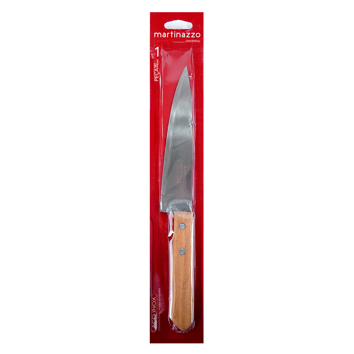 Cuchillo con mango de madera linea Universal Martinazzo 