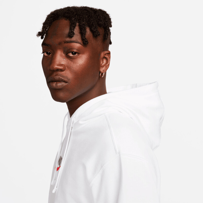 Abrigo Nike Club de Hombre Blanco