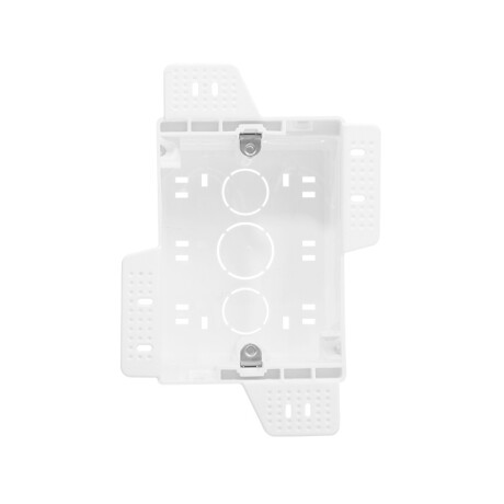 CAJA LLANA ESTRUCTURAL AUTOR P/YESO C/GRAMPA Caja Llana Estructural Autorroscante Para Yeso Con Grampa Blanco