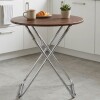 MESA AUXILIAR RED MARRON 60CM Unica