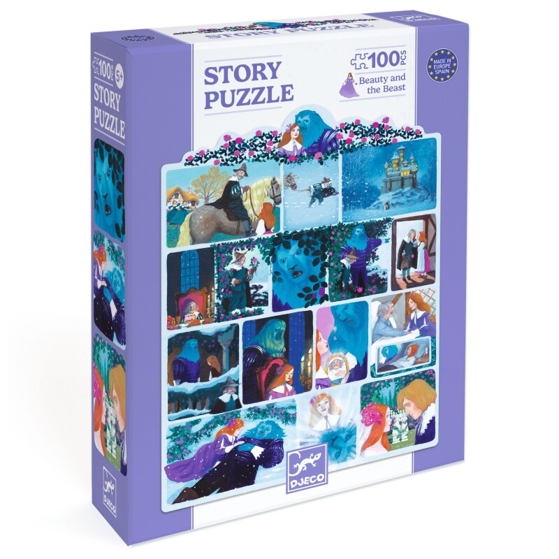Puzzle Story 38x50cm 100 Pcs La Bella y la Bestia