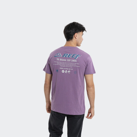Remera Reef Regular Fit Printed Violeta