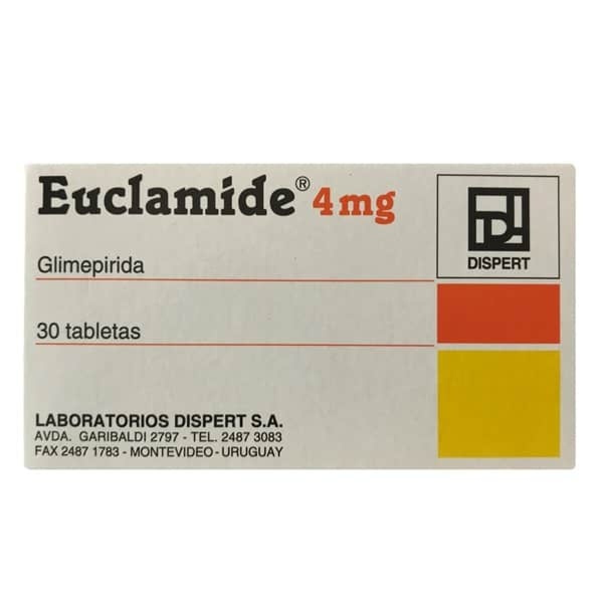 Euclamide 4mg 30 Tabletas 
